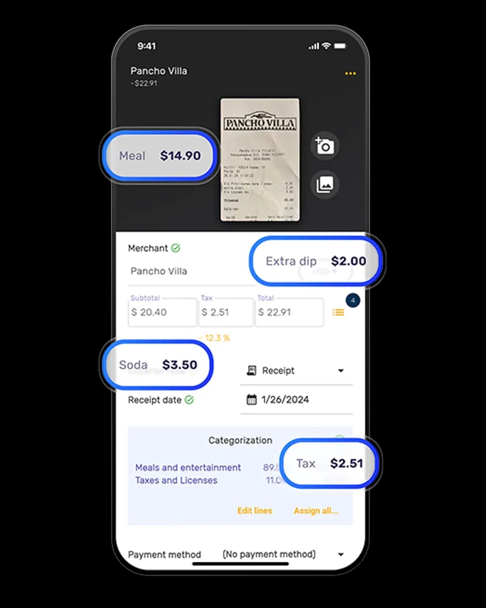 Receipt Scanner App with AI