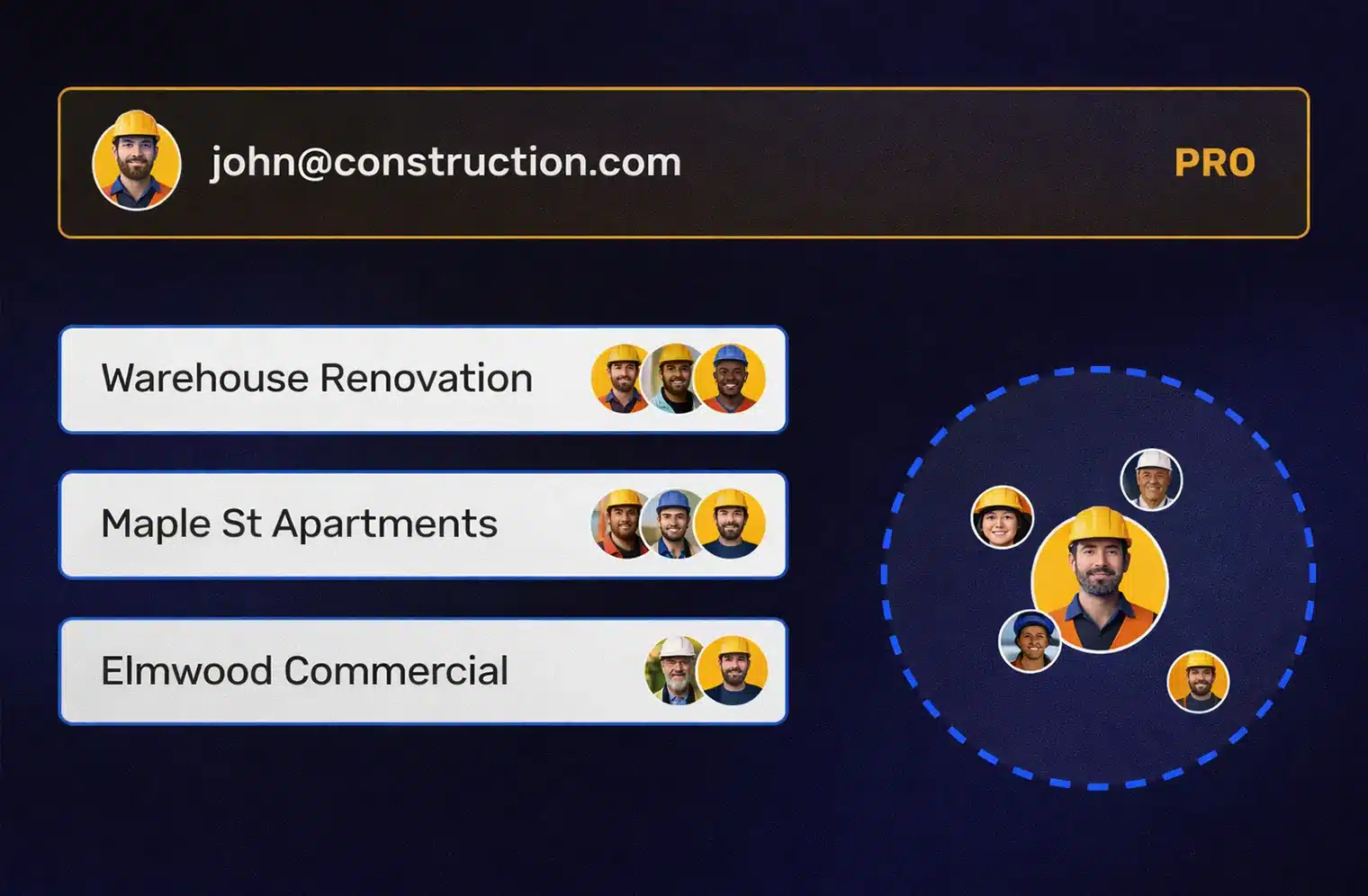 Split expenses easily into projects