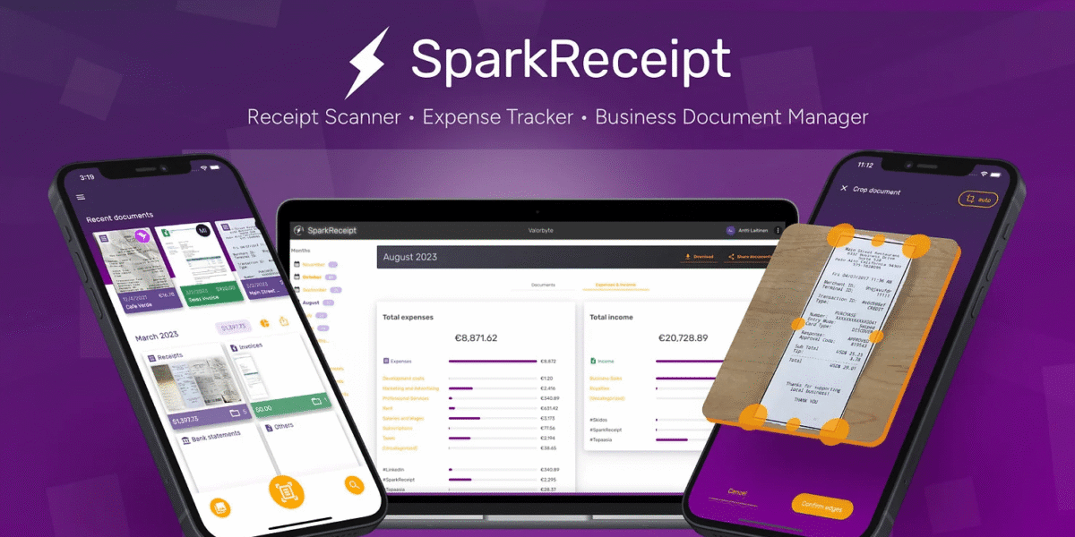 SparkReceipt vs EasyExpense